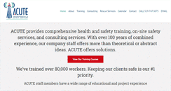 Desktop Screenshot of acuteservices.com
