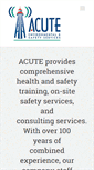 Mobile Screenshot of acuteservices.com